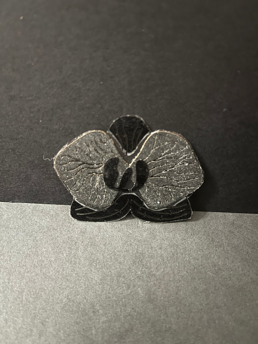 Orchid | Black Paper Carving 