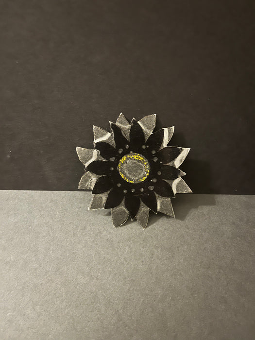 Sunflower | Black Paper Carving 