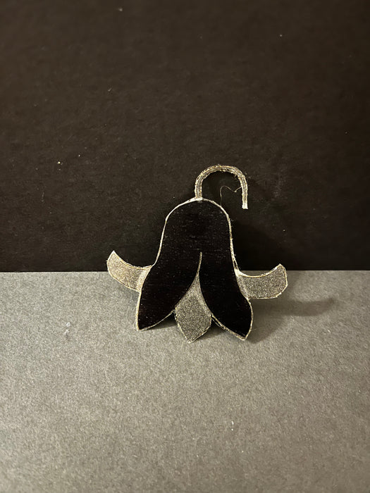 Bluebell | Black paper sculpture