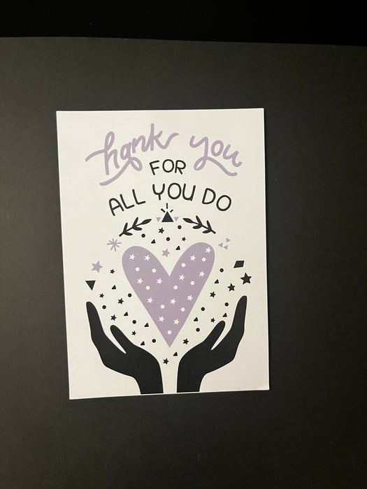 Thank you for all you do.