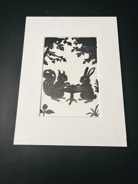 動物たちの小さなお茶会｜ 切り絵アート