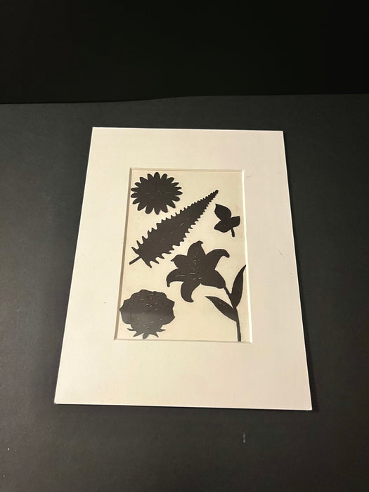 花と葉｜ 切り絵アート